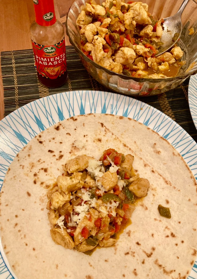 Una foto de Fajitas