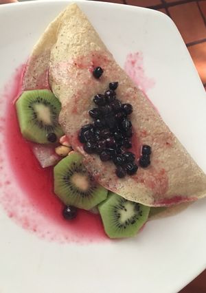 Una foto de Creps de avena!