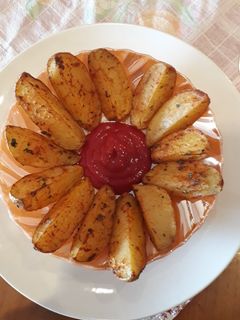 Foto de Batatas assadas ao forno