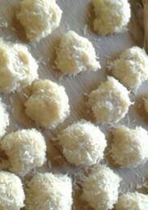 صورة لوصفة كرات جوز الهند