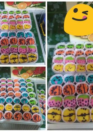 Foto resep Bolu kukus karakter unyu2