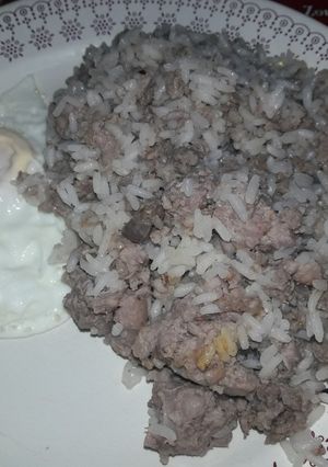 Una foto de Arroz con chorizo
