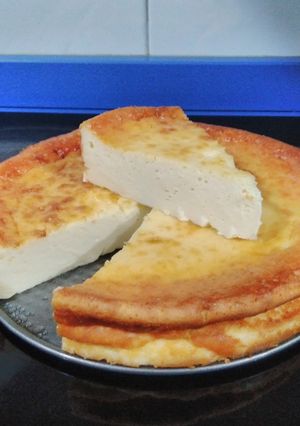 Una foto de Tarta de queso al horno