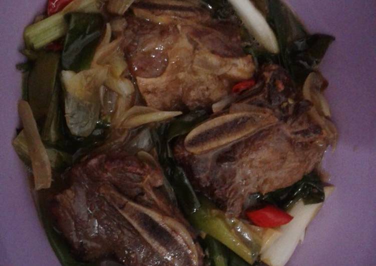 Resep Iga Nyemek Asam Manis#Keto, Menggugah Selera