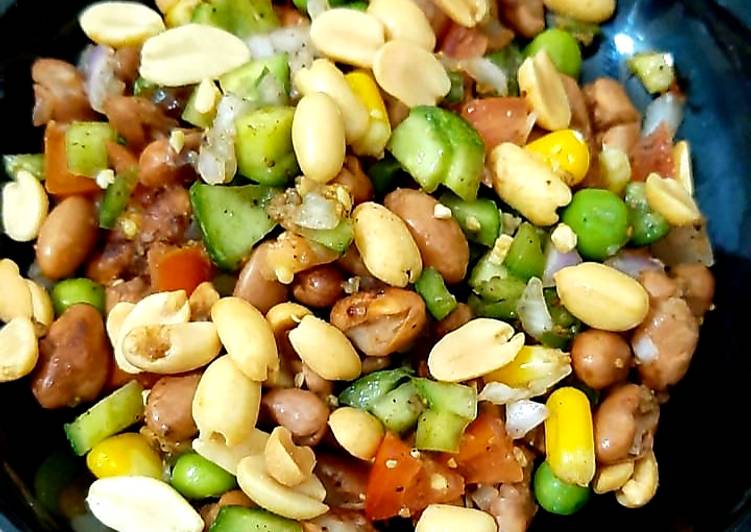 Simple Way to Make Quick Protein Pack Salad | Satisfying Recipe | So Delicious !