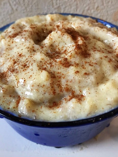 Una foto de Crema de banana light y saludable sin azúcar. Receta original de Geri