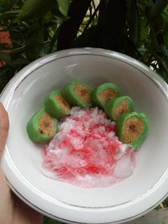 Foto resep Es pisang ijo