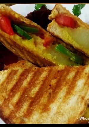 A picture of Whosayna’s Haji Ali Sandwich.
