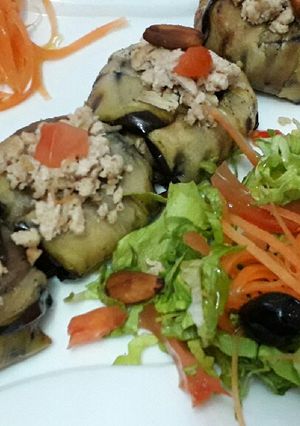 صورة لوصفة مقلوبة الباذنجان 🍴😋😋😘