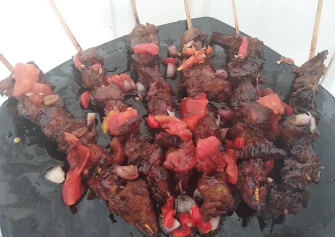 Anti Ribet, Membuat Sate daging sapi Wajib Dicoba