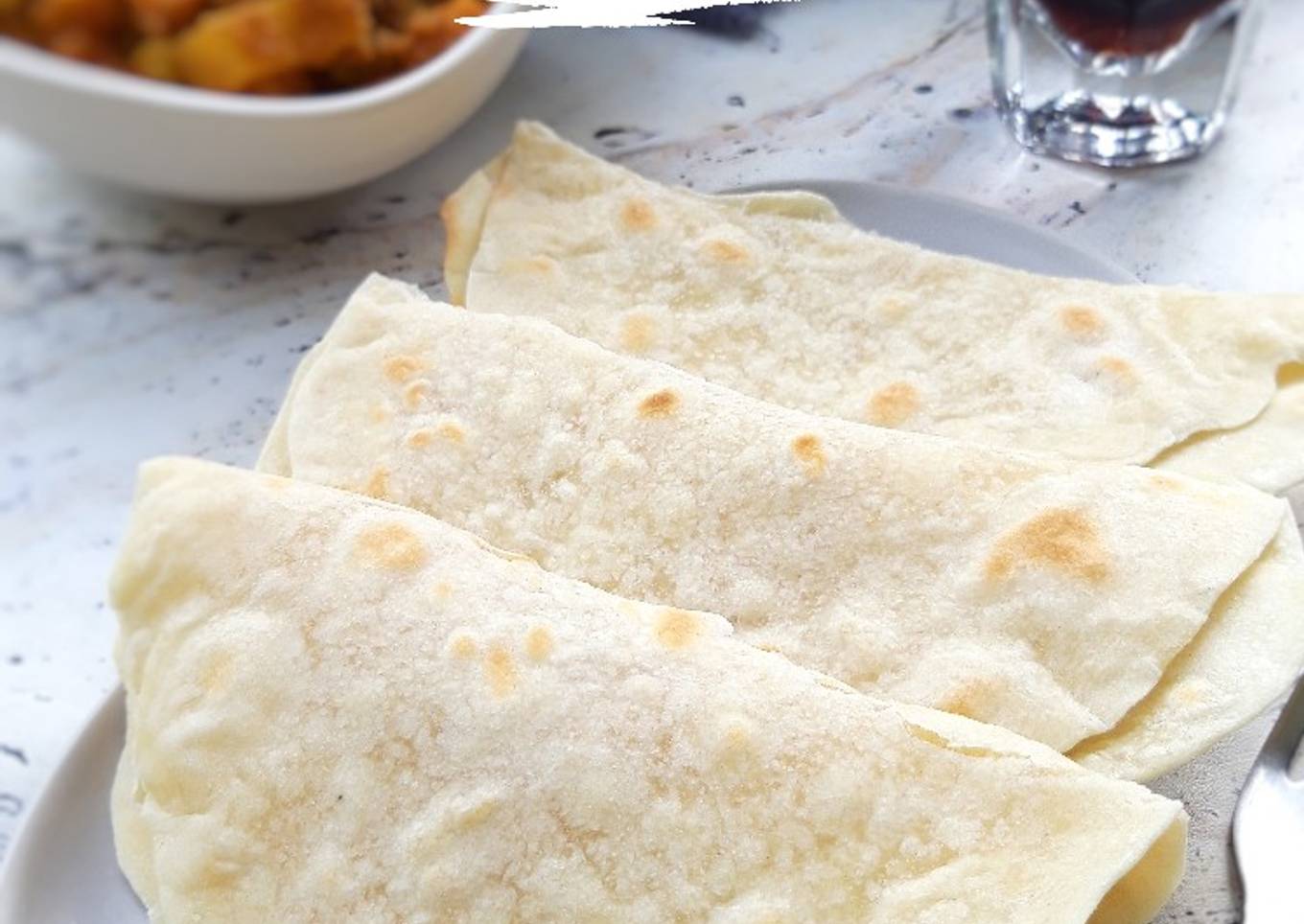 Maida Capati (Roti India versi Tepung Terigu)