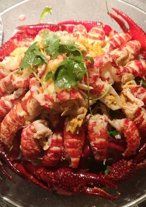 A picture of Crayfish glass noodles salad.
