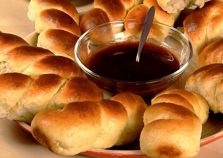 Steps to Prepare Mini Greek Tsoureki Braided Buns in 15 Minutes for Young Wife