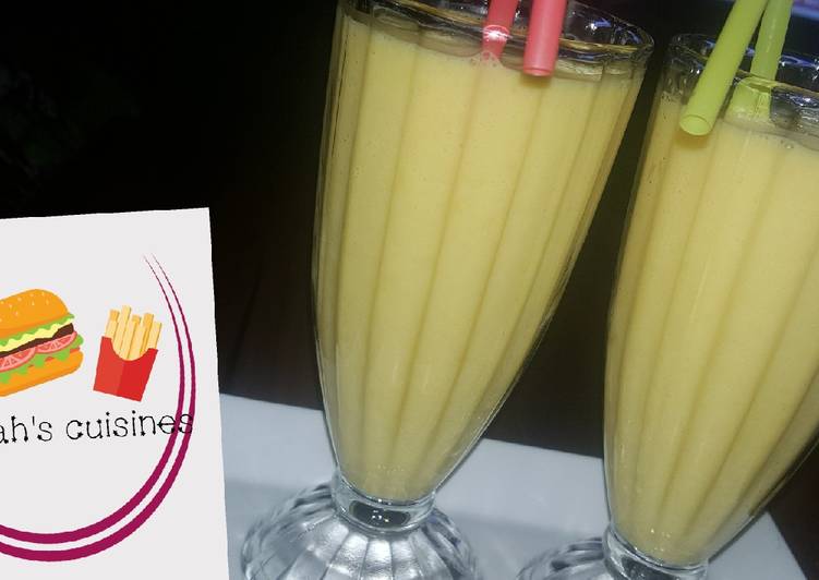 How to Prepare Tasty Mango Smoothie This is A Recipe That Has Been Tested  From Best My Grandma's Recipe !!