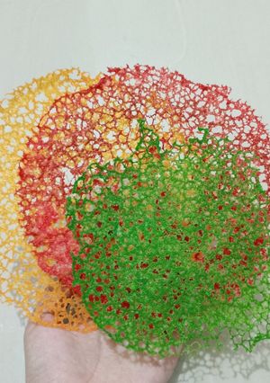 Foto resep Garnish Coral Tuile
