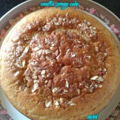 Vanilla Sponge Cake A picture of Vanilla Sponge Cake.
