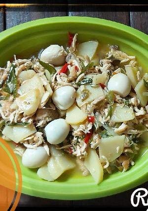 Foto resep Ayam suwir kentang