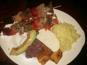 Una foto de pincho de chorizo