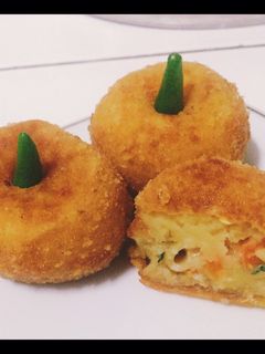 Foto resep Kroket Macaroni (Macaroni Croquette)