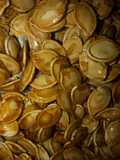 Honey brown sugar toasted pumpkin seeds