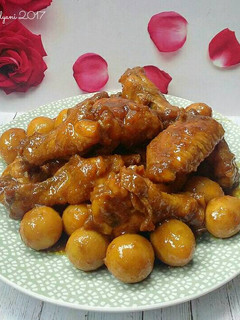 Foto resep Semur ayam telur puyuh