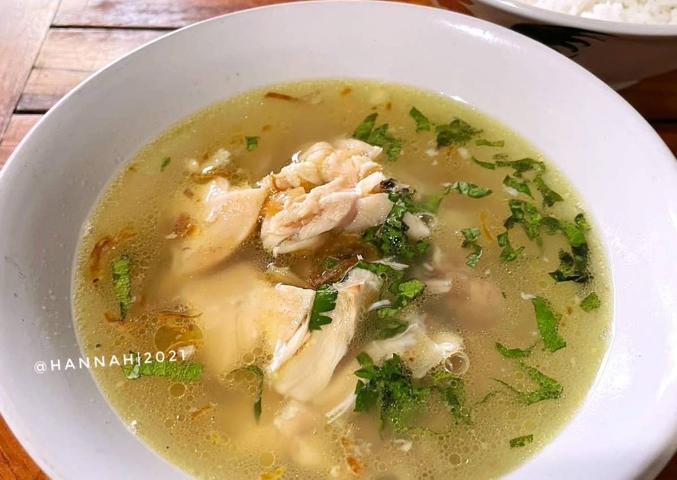Sop Ayam Pecok khas Klaten