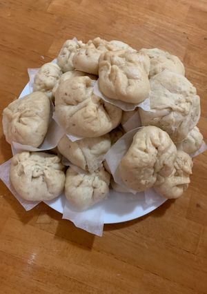 Hình của món Bánh bao nhân thịt không có trứng cút tại lười đi mua.