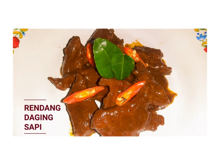 Cara Mudah Membikin Resep Rendang Daging Sapi yang  Bikin Ketagihan Anti Ribet, Uenak Banget