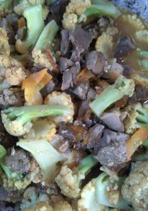 Foto resep Tumis Ati Ampela Kembang Kol