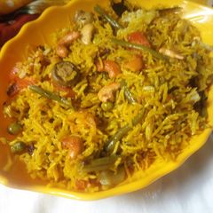 A picture of Biryani.