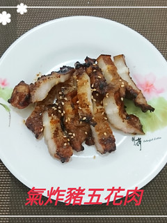 氣炸豬五花肉(簡單料理) 的食譜成品照片
