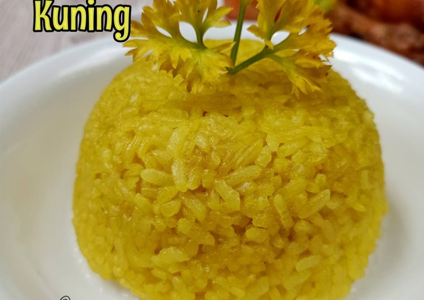 Resep 944. Nasi Kuning Gurih, Masak Manual, Bikin Ngiler