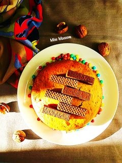 عکسی از دستور کیک نسکافه ای