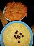 Mazamorra de coco y plátano