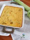 Flan di porri alla noce moscata