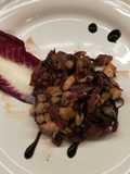 Pollo al radicchio e noci