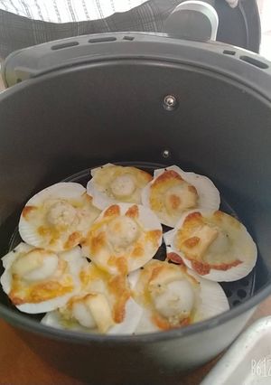 รูปของ หอยเชลล์อบ​ Air Fryer