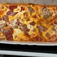 A picture of Cauliflower Parmesan.
