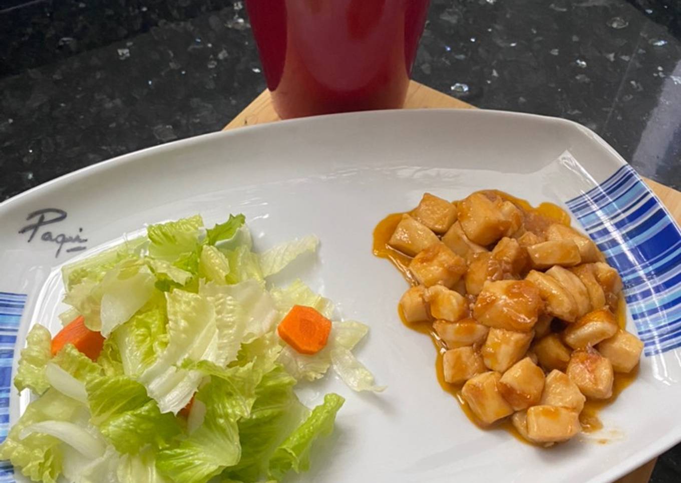 Taquitos de potón con cebolla 🧅
