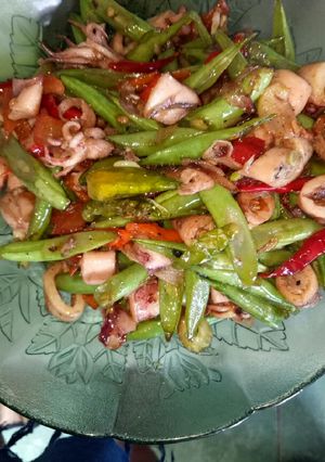 Foto resep Tumis cumi asin