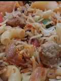 Macroni goli biryani / cocktail biryani