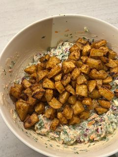 صورة لوصفة سلطة البطاطس 🥔