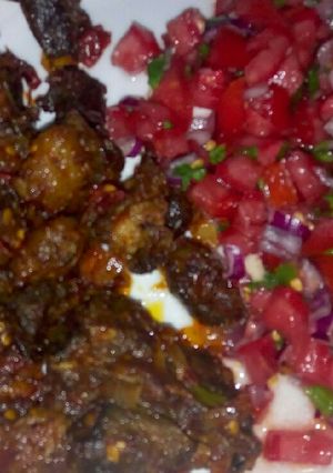 A picture of Fried meat.