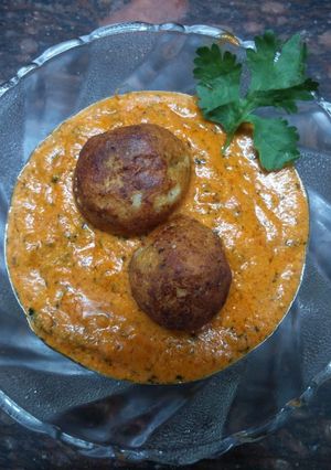A picture of Cheese paneer kofta curry (Jain).