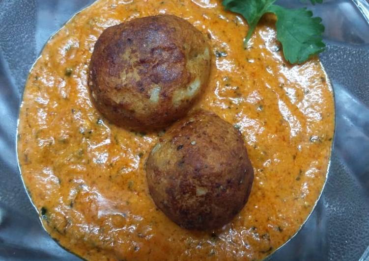 Simple Way to Make Super Quick Homemade Cheese paneer kofta curry (Jain)