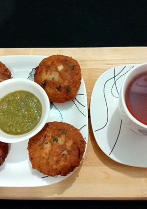 A picture of Shami kabab.