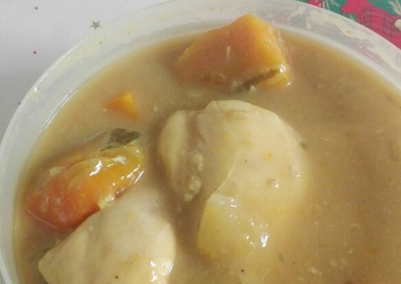 Crema de pollo