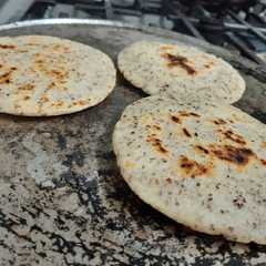 Una foto de Arepas integrales y muy delgadas