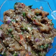A picture of Bengun ka bharta.