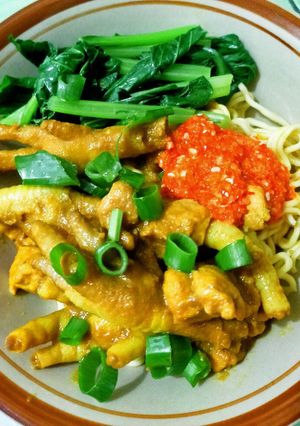 Foto resep Mie Ayam Ceker Simple Sederhana